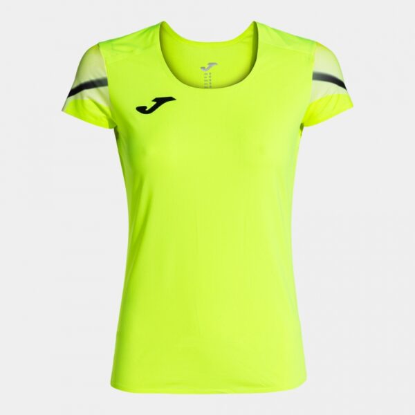 ELITE XI SHORT SLEEVE T-SHIRT FLUOR YELLOW BLACK 902252.061_4 JOMA DÁMSKE BEŽECKÉ TRIČKO ELITE XI 902252.061