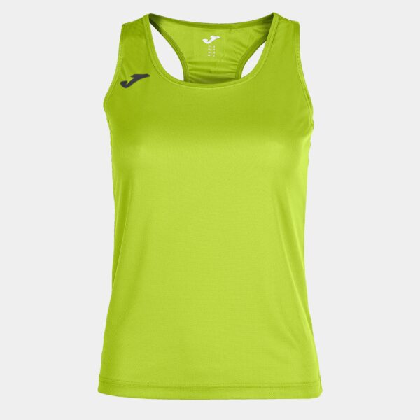 T-SHIRT SIENA LIME SLEEVLESS WOMAN 900703.400 JOMA DÁMSKE BEŽECKÉ TRIČKO 900703.400