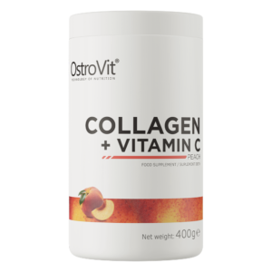 OstroVit Collagen + Vitamin C 400 g Broskyňa