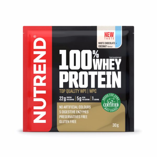 100_whey_protein_30g_biela_coko-kokos.jpeg Nutrend 100% Whey Protein - Biela čokoláda + Kokos